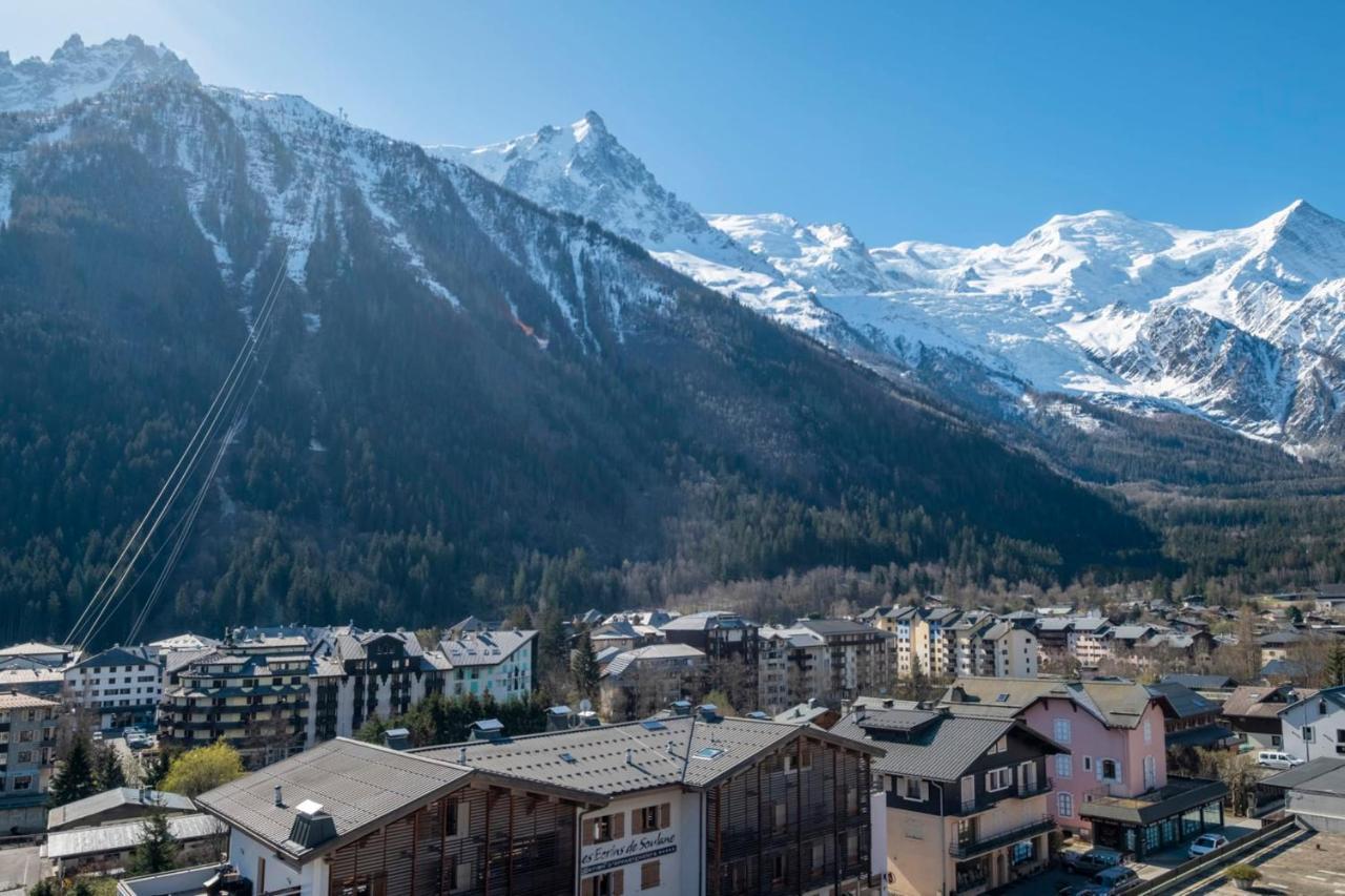 Modern Studio With Mont Blanc View And Pool Chamonix Ngoại thất bức ảnh